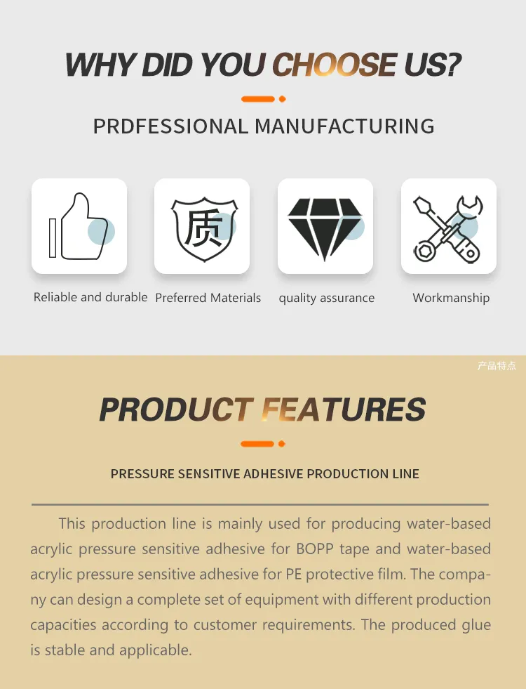 Water based PSA production line features and manufacturing advantages
